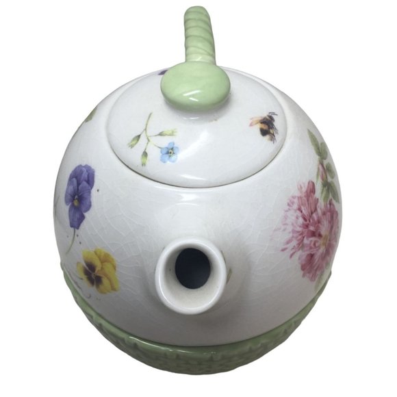 Hallmark Nature's Sketchbook Decorative Teapot w/ Oversize Mug Set - Cute! - Picture 5 of 9